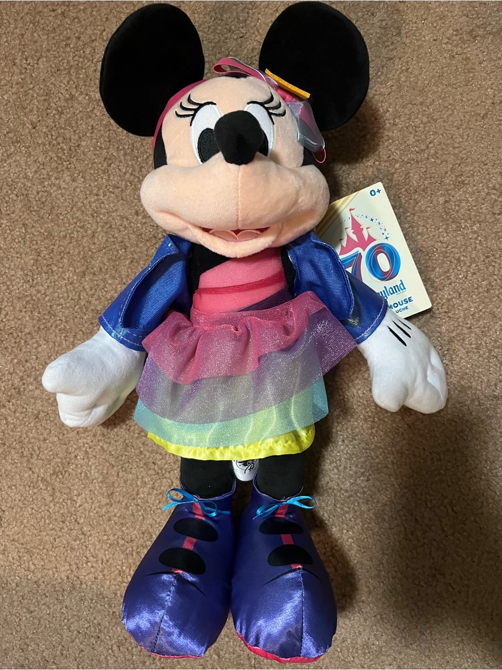 Disneyland 70th Minnie Mouse 🩷💙💛